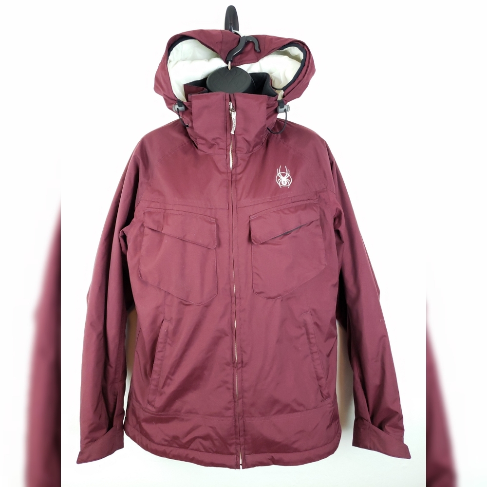 Spyder Snow Coat Burgundy Woman's Size 12